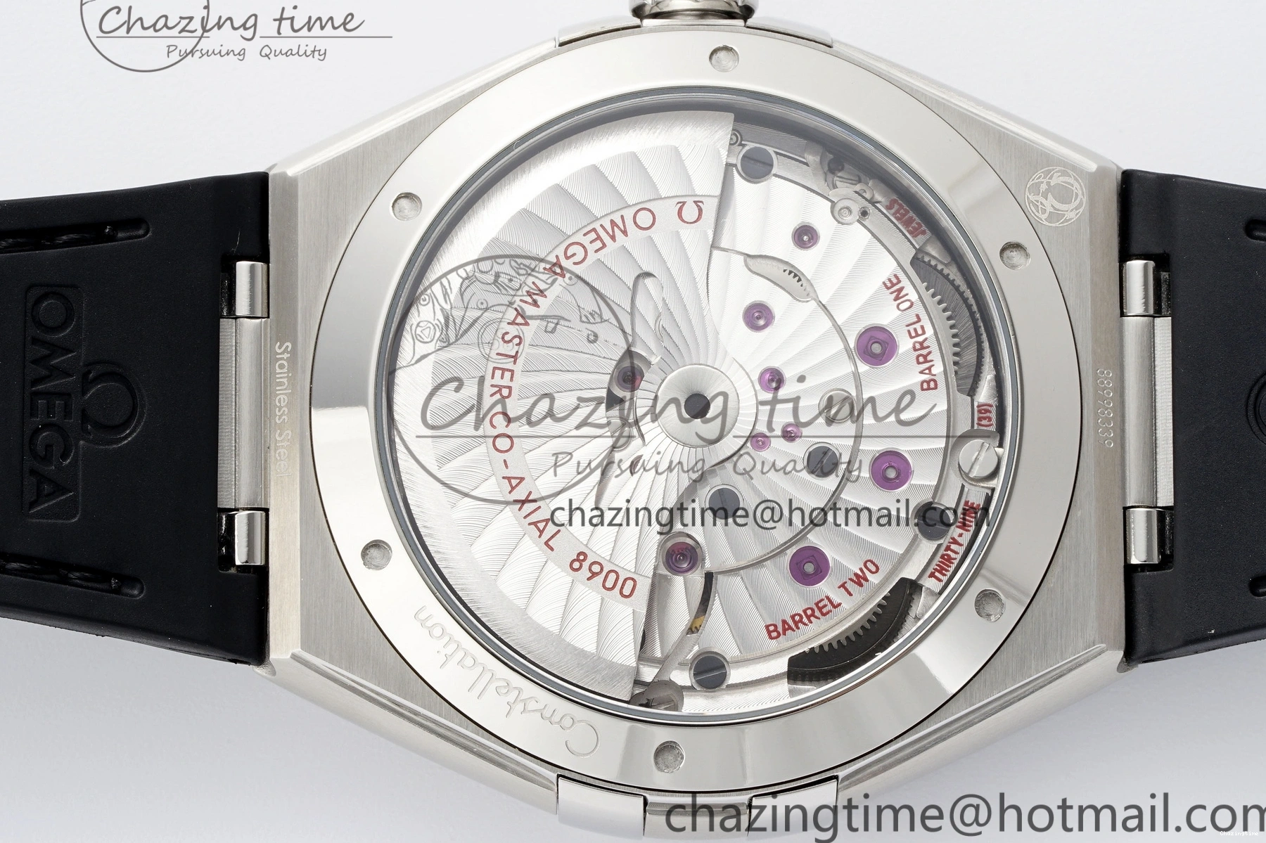 0303 Constellation Black Ceramic SS SBF 1:1 Best Edition Black Dial on Black Gummy Strap A8900 Super Clone TimelessDesign 7798